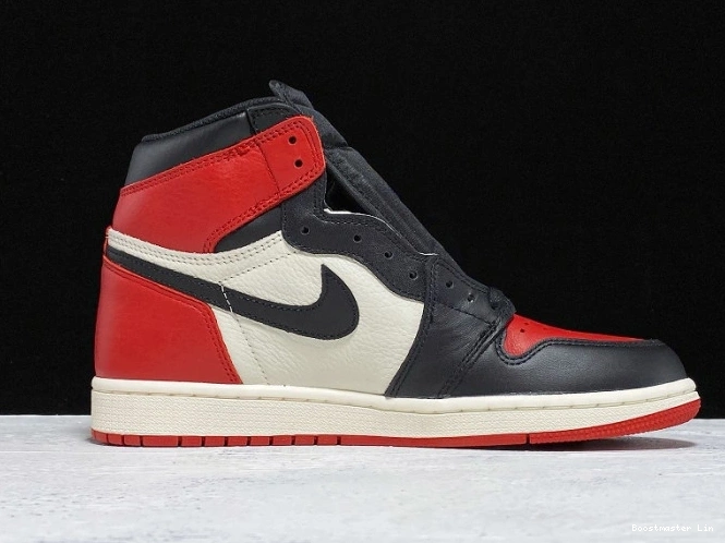 Boostmaster lin High Bred Toe Air Jordan OG 1 Retro 555088-610 0727